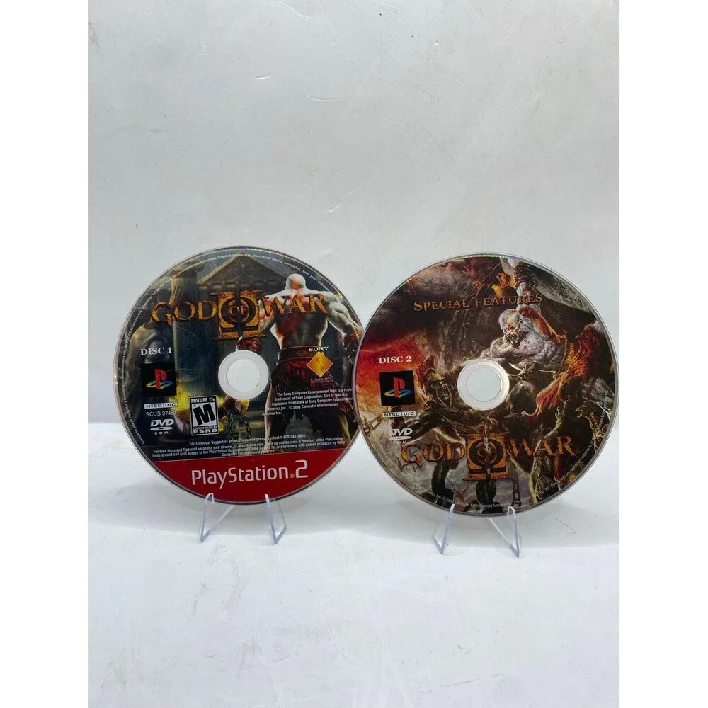 god Of  War 2 Greatist Hits Playstation 2 PS2 w Special Features 2 discs